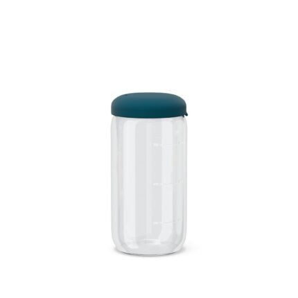 Food Storage Jar in Borosilicate Glass 25 oz - Blue Abyss