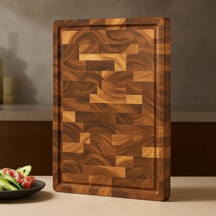 Acacia End Grain Cutting Board