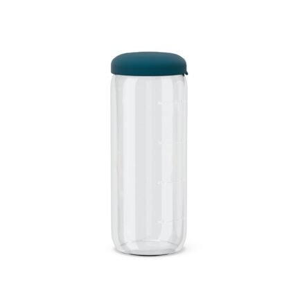 Food Storage Jar in Borosilicate Glass 34 oz - Blue Abyss