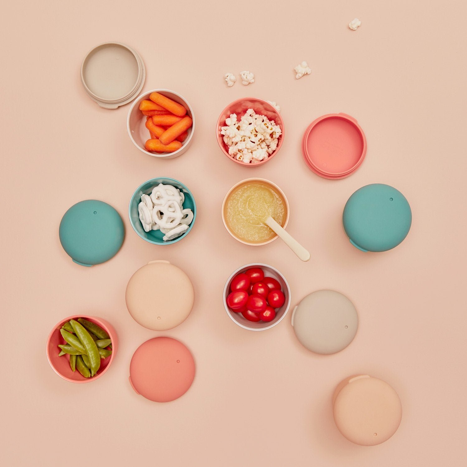 Small Store & Go Food Container - Blush - Set of 2 - Image 4